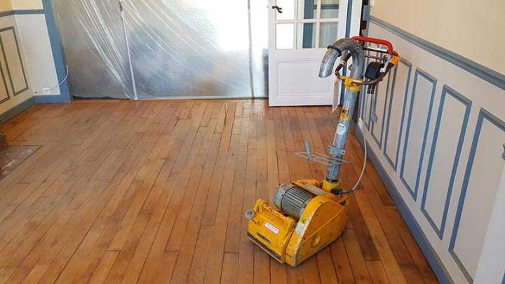 Ponçage de Parquet à Boissy-l’Aillerie