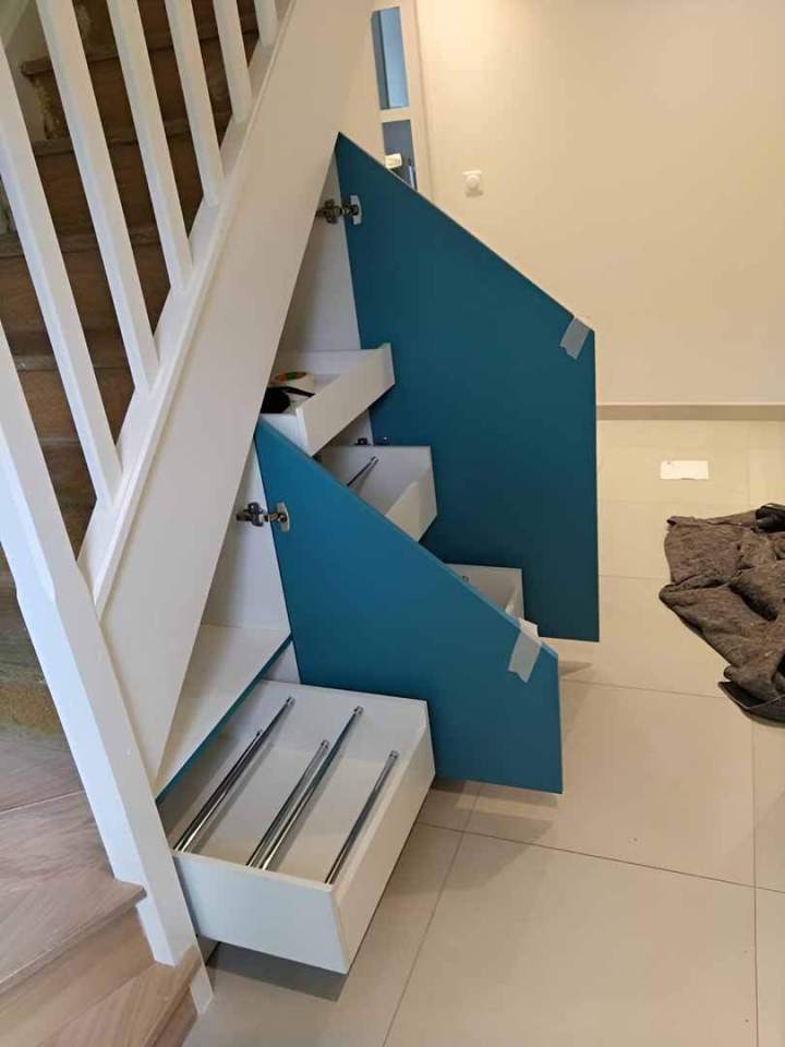 Artisan menuisier escalier bois à Boissy l’Aillerie