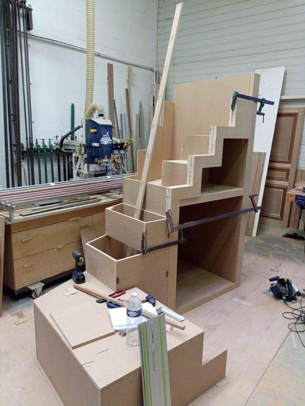 Rénovation d’escaliers en bois à Boissy l’Aillerie